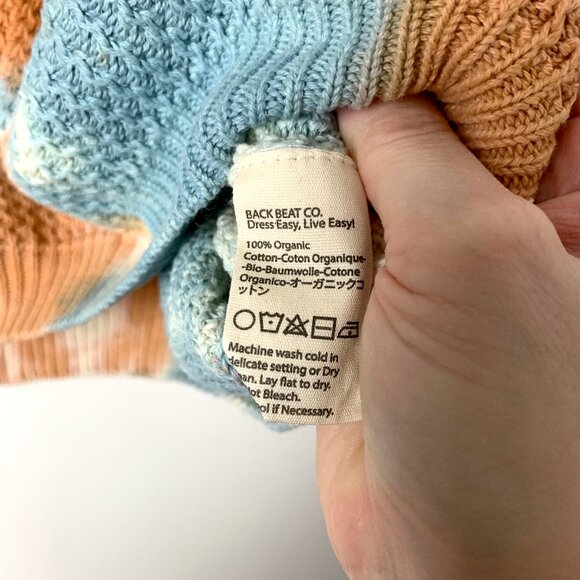 Back Beat Co. Larkin Pullover (Peach/Marine) - Picture 4 of 6